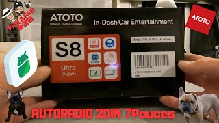 ATOTO S8 ULTRA  AUTORADIO 7 POUCES ANDROID [upl. by O'Donnell]