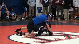 Worcester Wrestling  Shiraz Azim vs Nashoba Tech JV [upl. by Enilra]