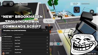 NEW Brookhaven Trolling Admin Commands Script Hack  Funny😆 FluxusHydrogenDelta Arceus X Mobile [upl. by Ziana]