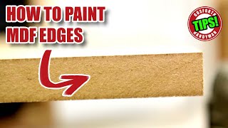 How to Paint MDF Edges  Explained in 2 minutes [upl. by Fusco404]