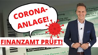 Finanzamt prüft CoronaHilfen Neue Anlage bei der Einkommensteuererklärung 2020 verpflichtend [upl. by Iorio609]