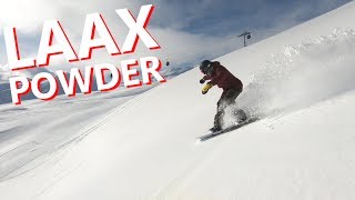 LAAX POWDER FIELDS SNOWBOARDING [upl. by Maje111]