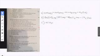 Writing balanced equation for acid base reaction [upl. by Hairym]