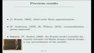 Strongcoupling renormalization group in the hierarchical Kondo model  Ian Jauslin [upl. by Earej]