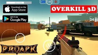 Overkill 3D Battle Royale  Free Shooting Games Gameplay Android  iOS [upl. by Kcirddahc967]