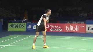 BCA Indonesia Open 2016  Badminton SF M2WS  Carolina Marin vs Wang Yihan [upl. by Frayne]