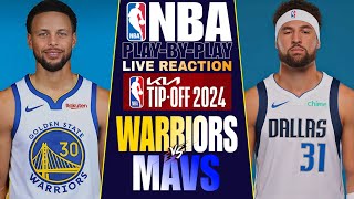 🔴WARRIORS vs MAVS │ LIVE NBA Basketball Game PlayByPlay Reaction amp Scoreboard [upl. by Ecneitap]