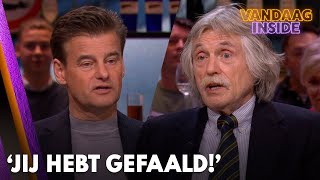 Johan tegen Wilfred Jij hebt wel gefaald gisteren  VANDAAG INSIDE [upl. by Bernie]