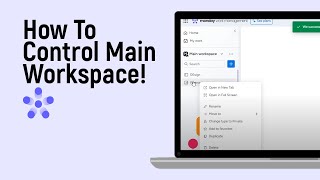 How to Control Main Workspace in Mondaycom easy [upl. by Vidal]