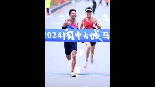 Celebrating Too Soon Overtaken at the Finish Line Langzhong Marathon [upl. by Nrojb]