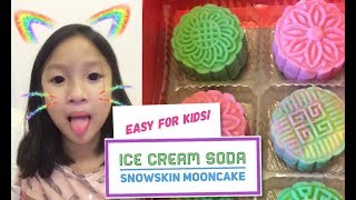 Ice Cream Soda Snowskin Mooncake For Kids To Make [upl. by Farrell]