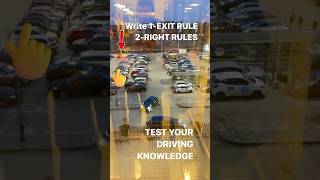 EXIT RULES OR RIGHT RULES körkort key2dl drivingtest [upl. by Sharleen]