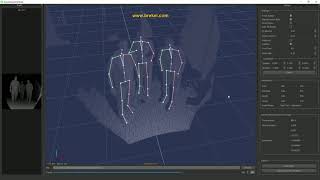 Azure Kinect Body Tracking SDK early test [upl. by Kreager]