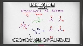 Ozonolysis of Alkenes Reaction Product Trick and Mechanism Alkene Reactions 12 [upl. by Eibreh]