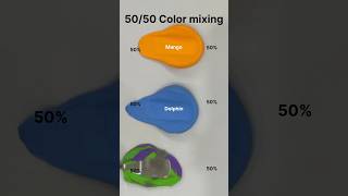 5050 dough color mixing colormixing satisfying relaxing oddlysatisfying shorts [upl. by Kaleb]