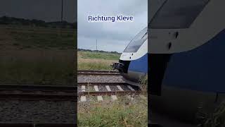 RE10 Düsseldorf nach Kleve Bahnhof Bedburg Hau [upl. by Tarkany]