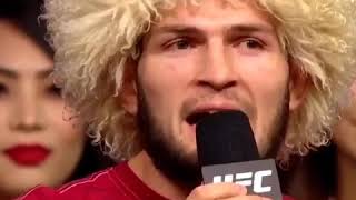 Khabib  Alhamdulillah Allah give me everything 😍 [upl. by Aniroc563]