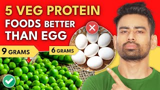 5 Amazing Vegetarian Protein Foods Better Than Egg [upl. by Esilrac]