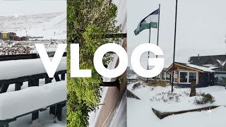 Vlog  Snow forces road closure in KZN and Lesotho [upl. by Notnelc]