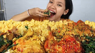 MUKBANG NASI PADANG AYAM BALADO  AYAM GULAI [upl. by Rhynd]