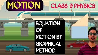 derivation of equation of motion by graphical method  derivation of equations of motion class 9 [upl. by Adara276]