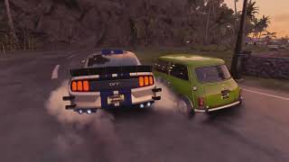 THE CREW MOTORFEST Mini Cooper vs Shelby GT500 [upl. by Nomla14]