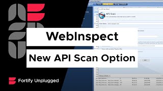 New WebInspect API Scan Option [upl. by Aidualk]