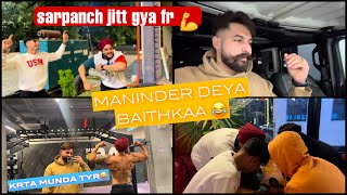 mahabir hona maninder krleya kabbu  mervateya baithkaaaa  gym krvata shuru  Dhillonpreet Vlogs [upl. by Gertie]