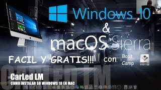 Como Instalar WINDOWS 10 en una MAC  EXPLICADO paso a paso  2018  MACBOOK IMAC MACBOOK PRO [upl. by Emeric657]