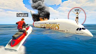 I SAVED My GIRLFRIEND From A PLANE CRASH In GTA 5 RP [upl. by Yknarf274]