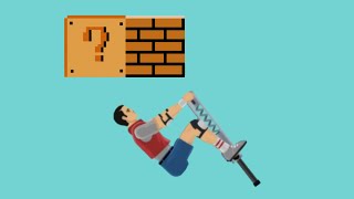 MARIO IN HAPPY WHEELS Happy Wheels Funny Moments [upl. by Reffotsirhc]