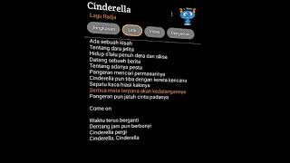 Cinderella liriklagu cinderella karaoke [upl. by Jelle]