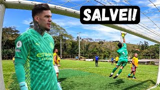 USEI O UNIFORME DO EDERSON E FIZ UM MILAGRE NO ÚLTIMO LANCE [upl. by Jozef]