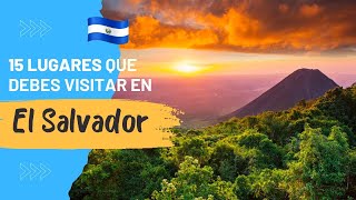 EL SALVADOR 🇸🇻 13 Destinos que DEBES VISITAR ❤️🤞🏻 [upl. by Paxon]