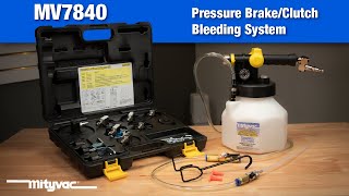 NEW TOOL MV7840 Pressure Brake Bleed System [upl. by Eleon710]