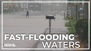 Sections of Highway 101 shut down due to flooding [upl. by Nedry]