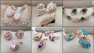 Современные ИЗЯЩНЫЕ ювелирные украшенияПодборка украшений Russian modern JEWELRY design Beautiful [upl. by Nyrrat]