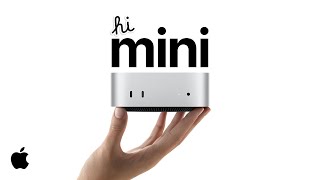 Introducing the allnew Mac mini  Apple [upl. by Billy]