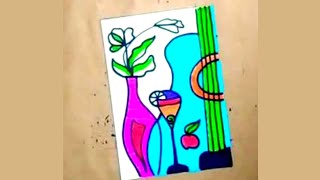 Easy Cubism Art  Cubism Paintings  Abstract Art [upl. by Yorgos]