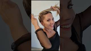 ASTUCE ORIGINALE amp RAPIDE COIFFURE AVEC TRESSE 2024 🧸 coiffure hairstyle [upl. by Ibbob]