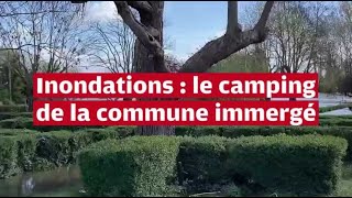 VIDÉO Inondations en IndreetLoire  le camping de MarcillysurVienne immergé [upl. by Alocin]