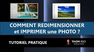 Redimensionner et imprimer une IMAGE ou PHOTO facilement  Tutoriel WindowsOffice [upl. by Furtek]