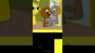 Sprunki Simon and Brown 2DStyle Animation  Blue Bouncing Square [upl. by Nnaharas557]