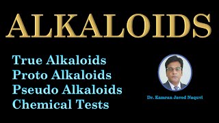 Classification of Alkaloids  Chemical Tests of Alkaloids  Alkaloids pharmacognosy [upl. by Bran]