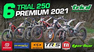 Essai comparatif 250 trial premium 2021  GASGAS MONTESA SCORPA SHERCO TRRS VERTIGO [upl. by Urbas516]