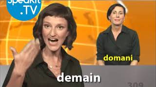 FRANCESE  Facilissimo  9 Giorni della settimana  Speakittv 5500309 [upl. by Ahcurb893]