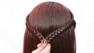 easy stylish hairstyles  beautiful low ponytail hairstyle  easy hairstyles  Hair Styler [upl. by Schechinger]