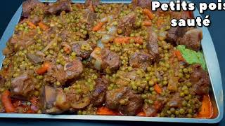 Cette recette de petit pois sauté que tu ne verra nul part [upl. by Adlei]