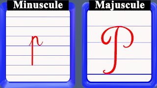 p majuscule et minuscule [upl. by Anstice953]