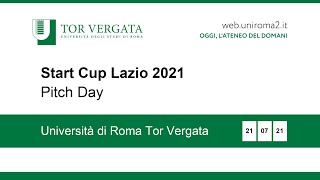 Start Cup Lazio 2021  Pitch Day  12 [upl. by Giess]